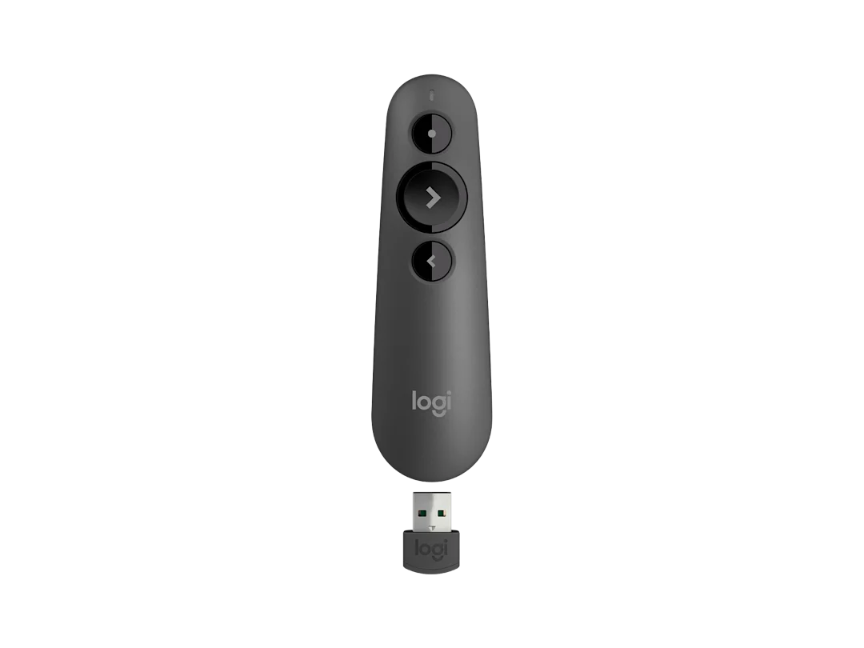 Controle Remoto Logitech para Apresentação a Laser R500s